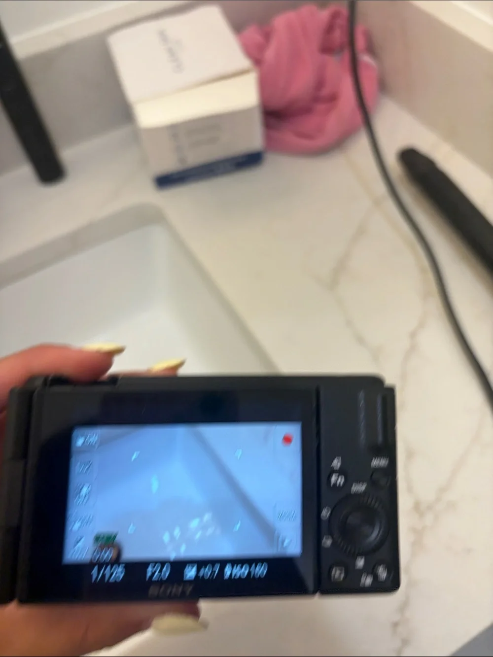 Sony Vlog Camera with Flip Screen and Wind Muff - Black